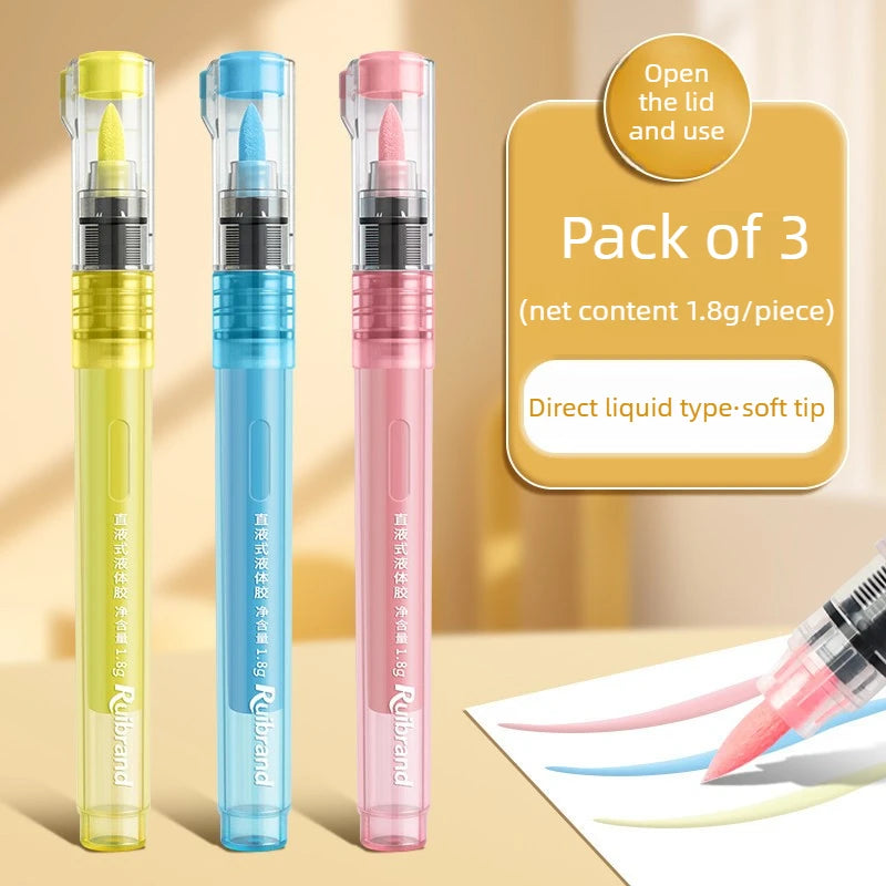 Liquid Glue Pen - Washable, Strong Adhesive for Scrapbooking and Crafts
