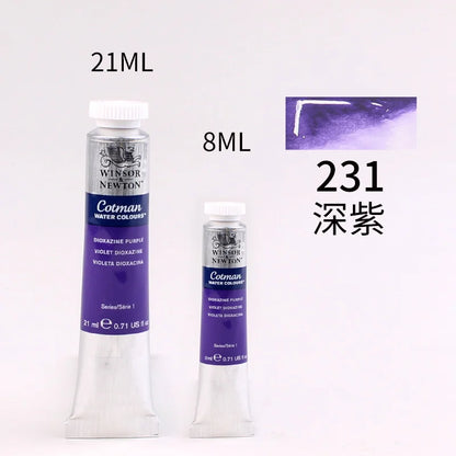 WINSOR＆NEWTON 8ml or 21ml Watercolor Paint Tubes