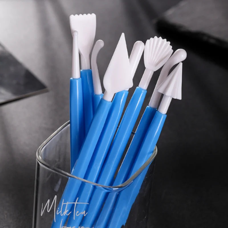 8-piece Set of Ultra-light Clay Tools