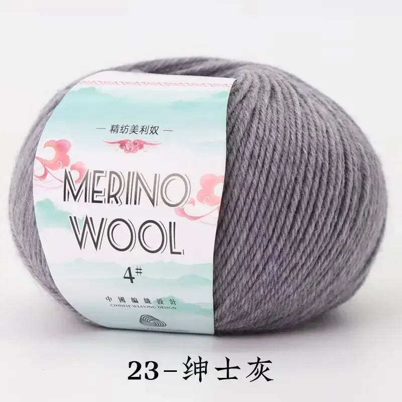 50g/roll Merino Wool Yarn - 130M