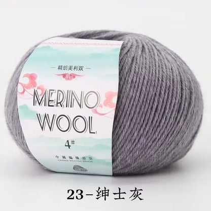 50g/roll Merino Wool Yarn - 130M