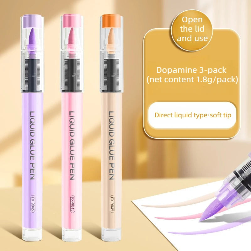 Liquid Glue Pen - Washable, Strong Adhesive for Scrapbooking and Crafts