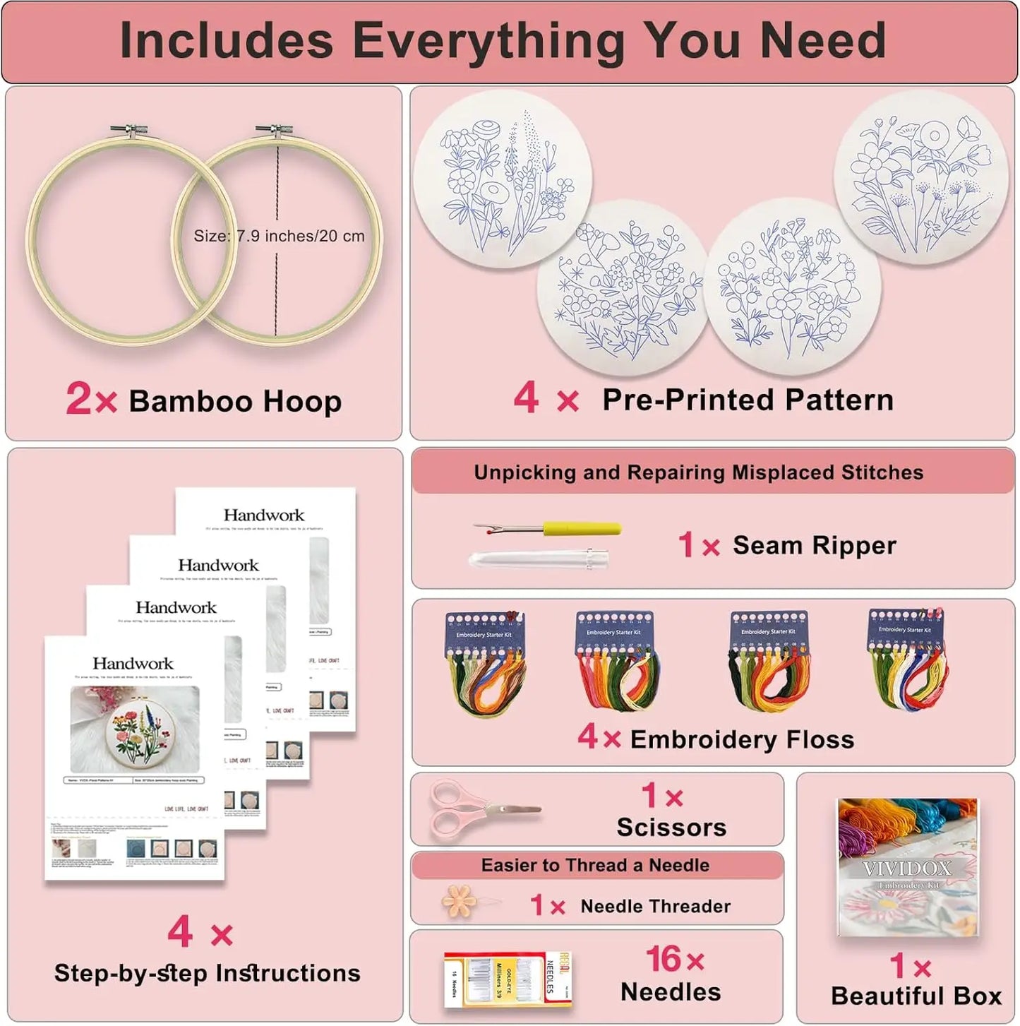 Beginner Embroidery Kit
