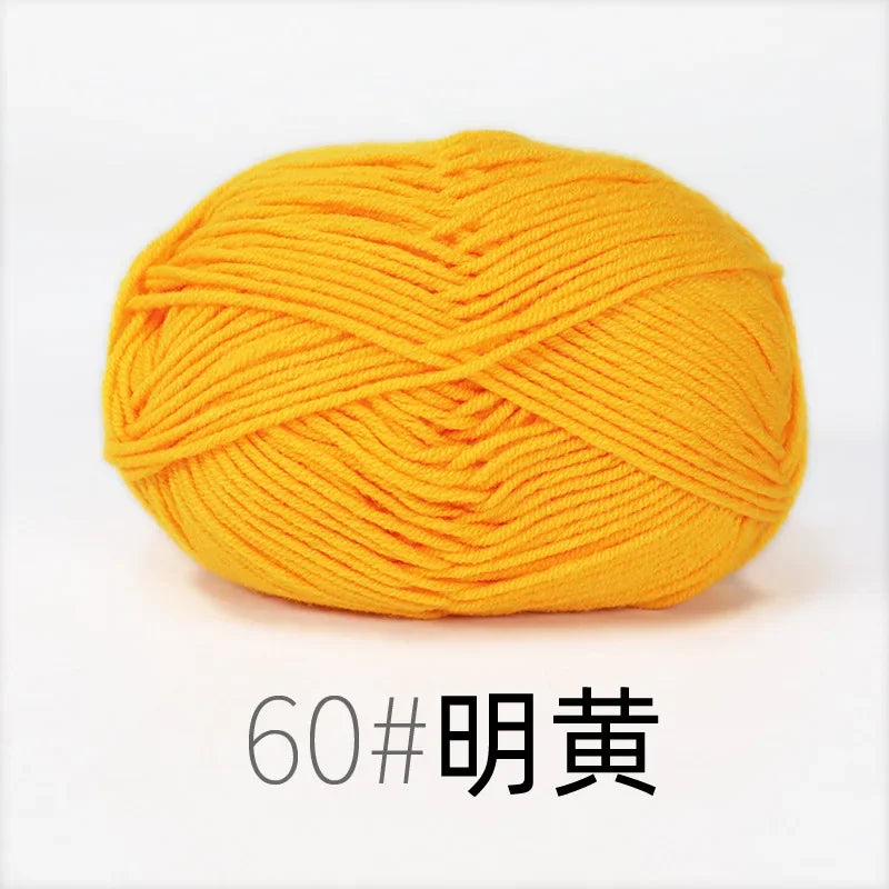 Organic Cotton Yarn 4ply - 1 Ball is 50g of Soft Yarn
