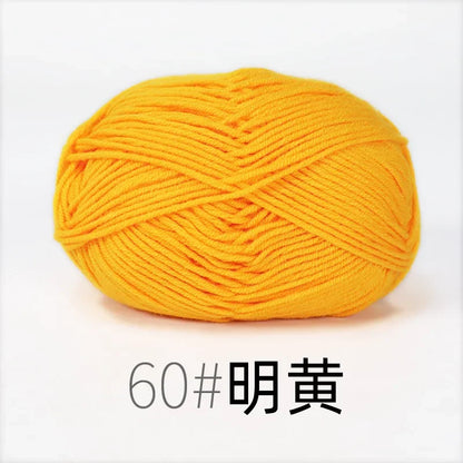 Organic Cotton Yarn 4ply - 1 Ball is 50g of Soft Yarn