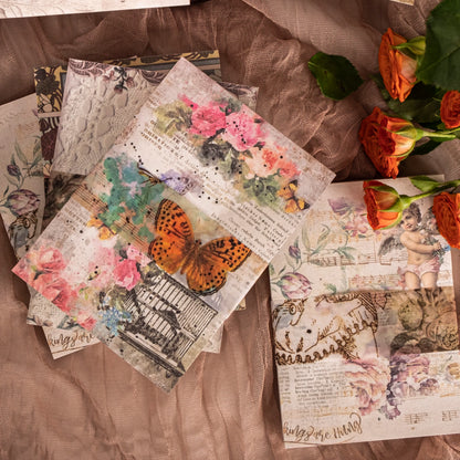 100 pcs of Decorative Scrapbooking Background Paper