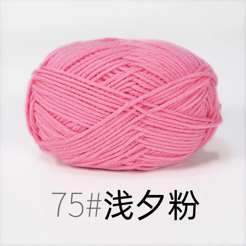 Organic Cotton Yarn 4ply - 1 Ball is 50g of Soft Yarn