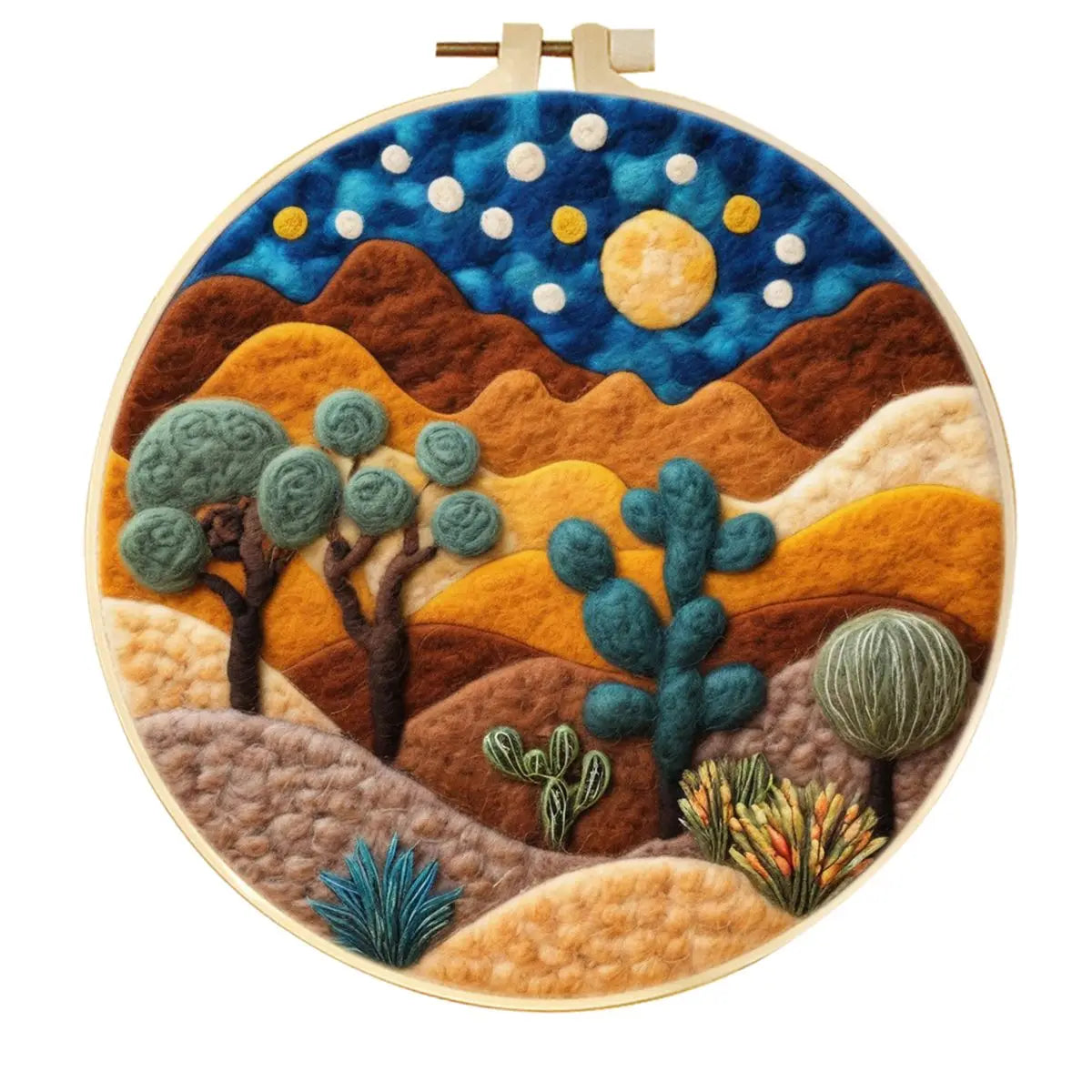 Landscape Pattern Wool Felting Kit