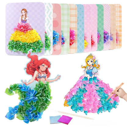 Children's Fabric Art - Poke and Puncture Painting for Kids
