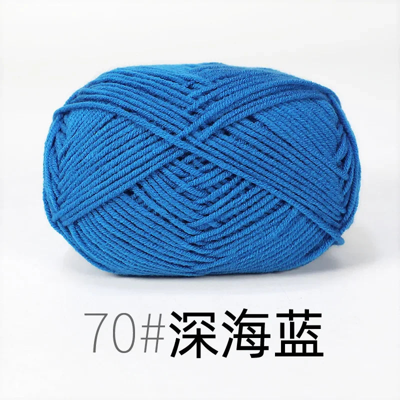 Organic Cotton Yarn 4ply - 1 Ball is 50g of Soft Yarn