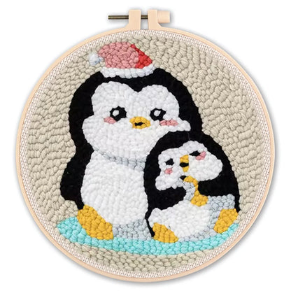 Cute Animal Punch Needle Kits  - Easy for Beginners
