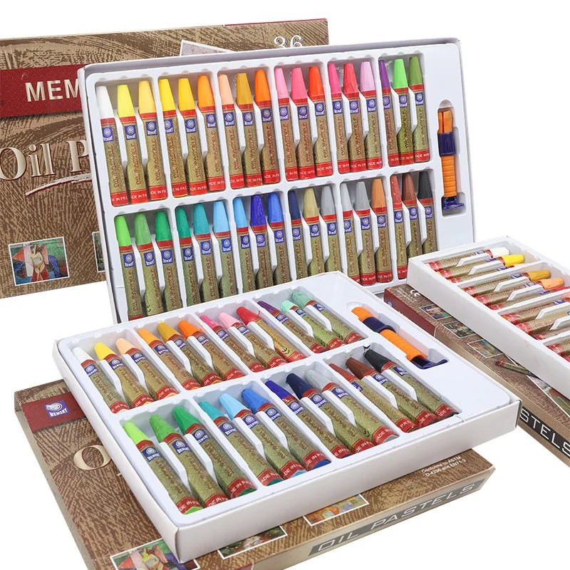 12, 18, 24 or 36 Colors Artist Soft Oil Pastel Set