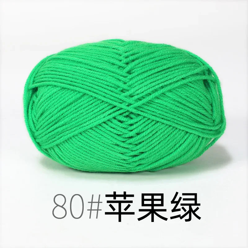 Organic Cotton Yarn 4ply - 1 Ball is 50g of Soft Yarn
