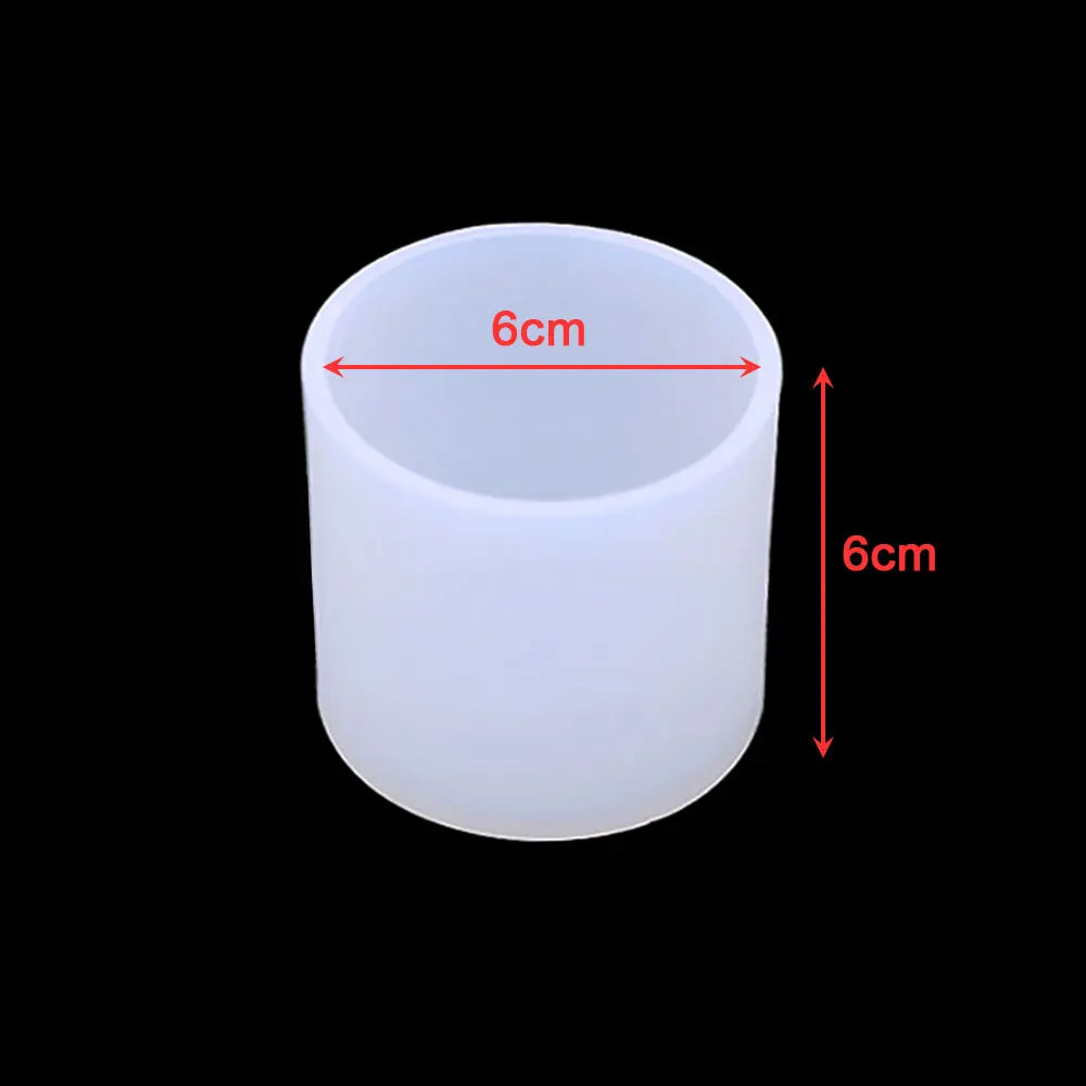Silicone Cylinder, Hexagon, Square, Rectangle or Cuboid Resin Molds or Candle Making Molds - Different Sizes Available
