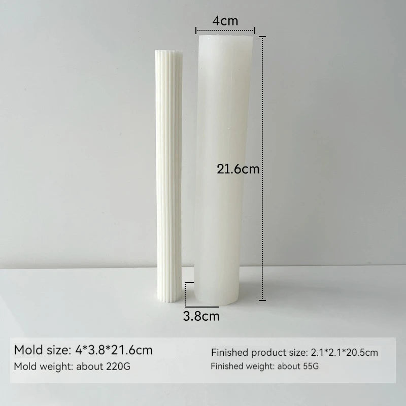 Taper Silicone Molds for Candle Making: 16  Styles - 1 option for a 61 meter Roll of Cotton Wick