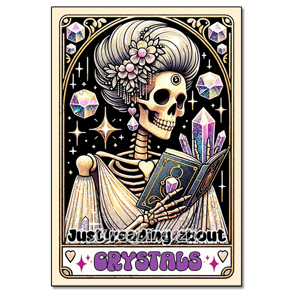 Diamond Art Painting Kit - Skeleton Ladies - Halloween Themes