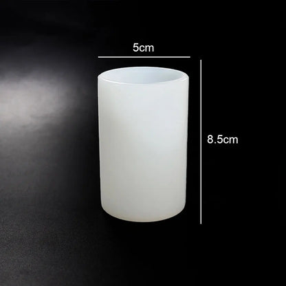 Cylinder and Hexagon Silicone Molds for Candle Making - 7 sizes