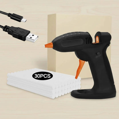 Rechargeable Cordless Glue Gun Portable Lightweight Design Smooth Glue Flow