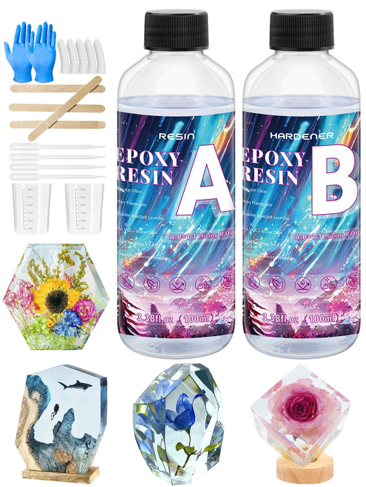 Self-Leveling Epoxy Resin - Bubble Free, Fast Curing, Low Odor