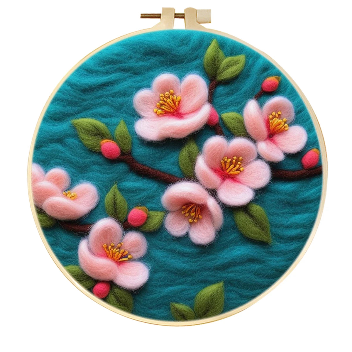 Trees and Flowers Wool Felting Kits