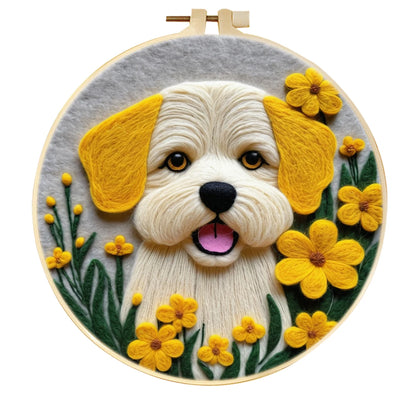 Cute Dogs and Cats Needle Felting Kits