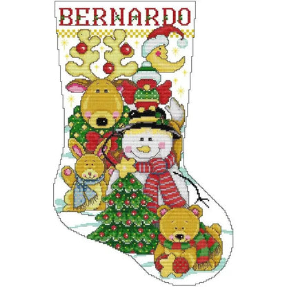 Christmas Stocking Cross Stitch Kits: 11, 14, or 16 CT