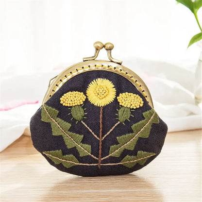 Embroidery Coin Purse Kit