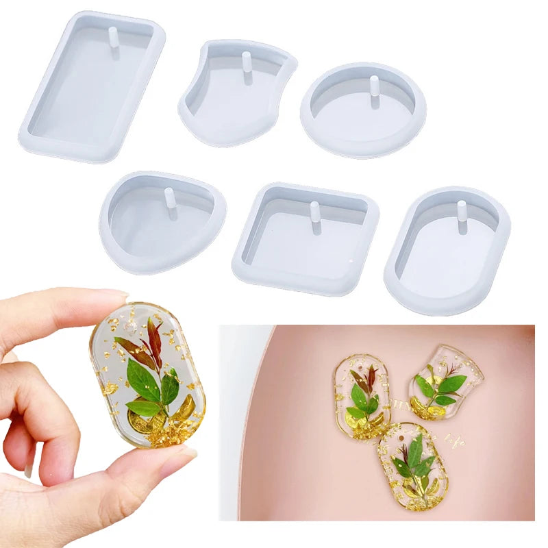 Keychain or Pendant Silicone Mold for Epoxy Resin