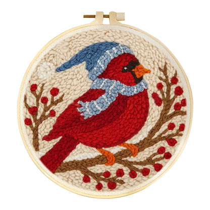 Punch Needle Embroidery Kit - Variety of Birds