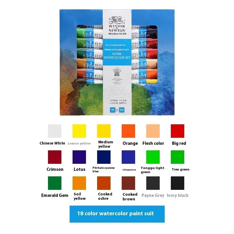 12/18/24 Sets of Winsor & Newton Watercolor Paint 10ml Tubes