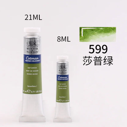 WINSOR＆NEWTON 8ml or 21ml Watercolor Paint Tubes