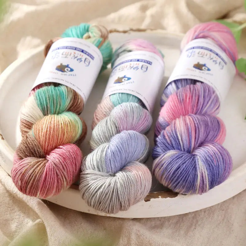 Worsted Weight - 300g sets of 3 - Gradient Soft Wool Yarn