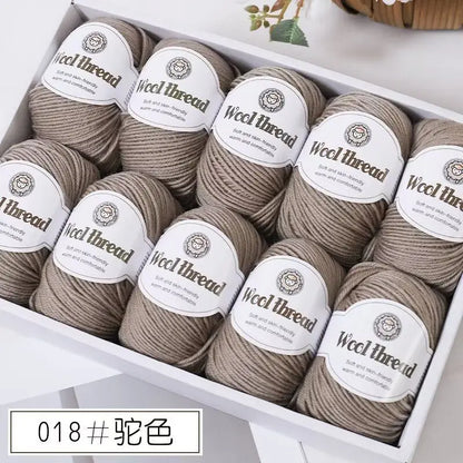 500g Box Set of Skin-friendly 4ply Merino Wool Yarn