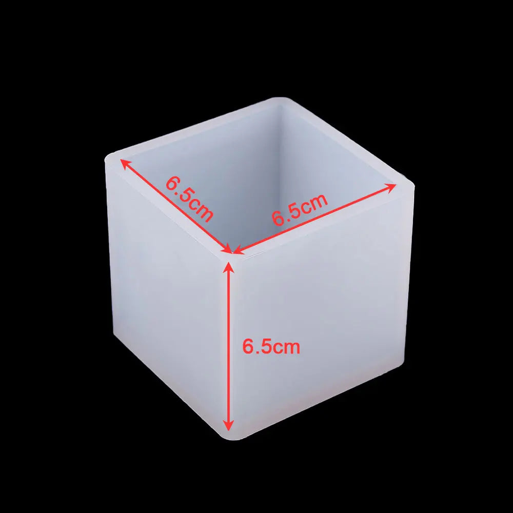 Silicone Cylinder, Hexagon, Square, Rectangle or Cuboid Resin Molds or Candle Making Molds - Different Sizes Available