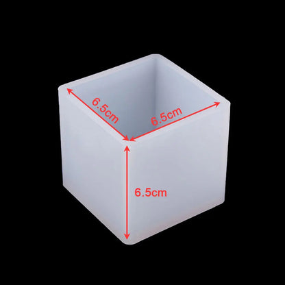 Silicone Cylinder, Hexagon, Square, Rectangle or Cuboid Resin Molds or Candle Making Molds - Different Sizes Available