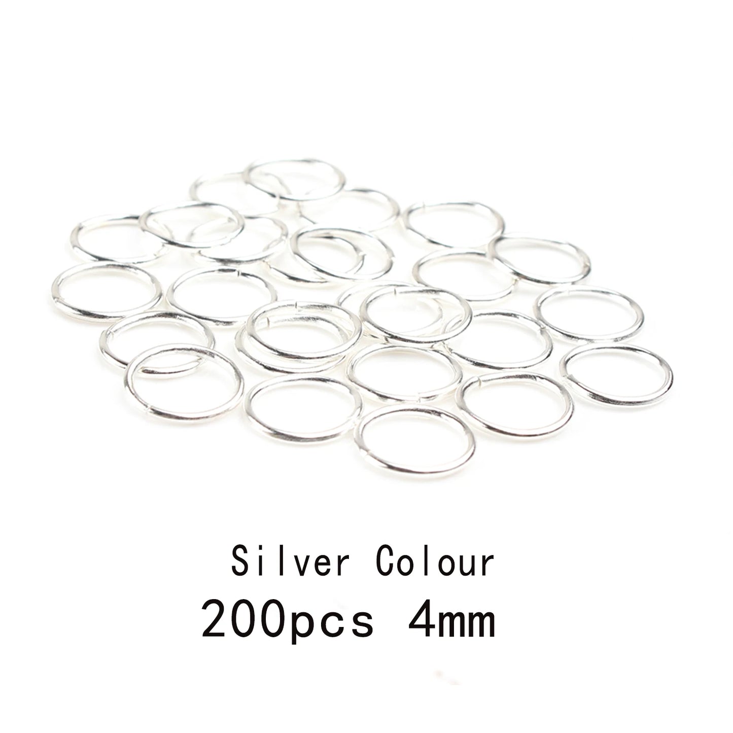 3-12mm Gold, Silver, or Bronze Jump Rings, Connectors Loops, Open Jump Rings