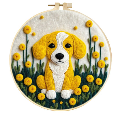 Cute Dogs and Cats Needle Felting Kits