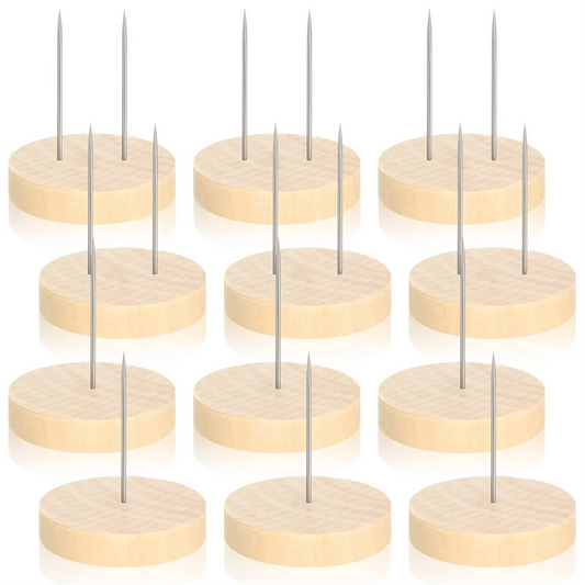 12pcs Wool Felting or Crochet Doll Stand with 1 or 2 needles