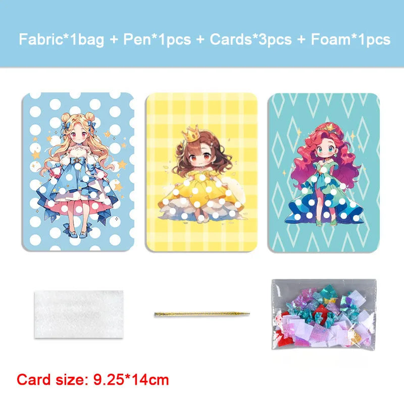 Children's Fabric Art - Poke and Puncture Painting for Kids