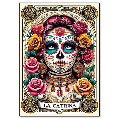 Diamond Art Painting Kit - Skeleton Ladies - Halloween Themes