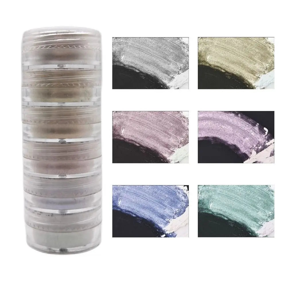 6 Color Set Epoxy Resin Dye - Pearlescent Powder Pigment