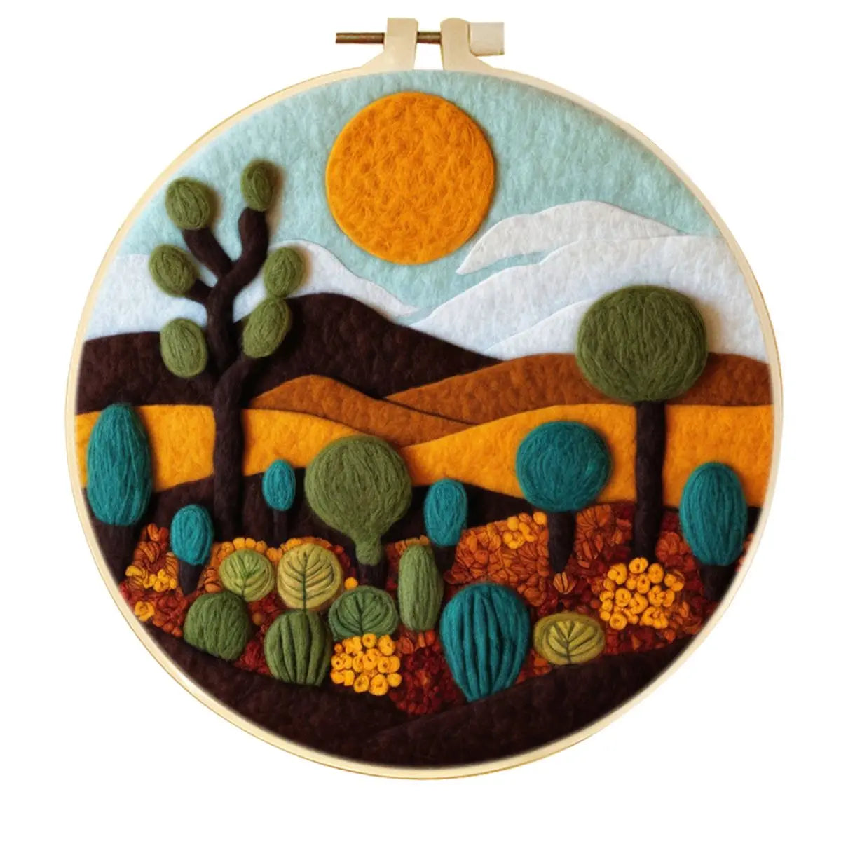 Landscape Pattern Wool Felting Kit