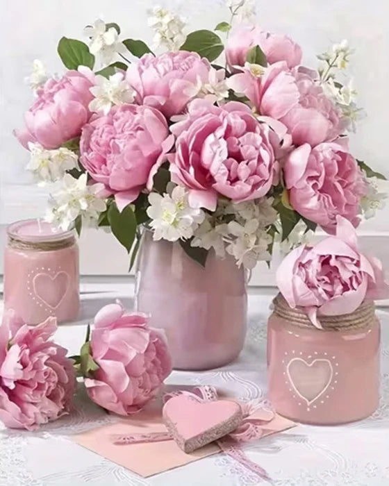 Paint By Number Flower Kits