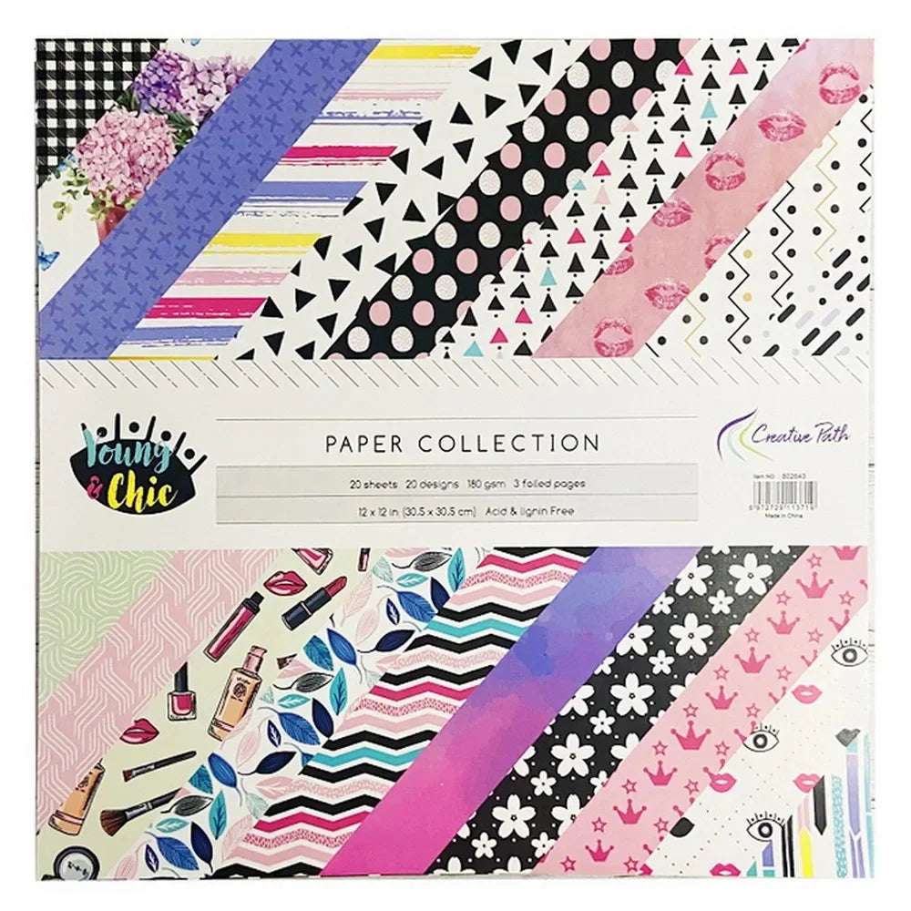 12 Inch Scrapbooking Paper 30x30 cm