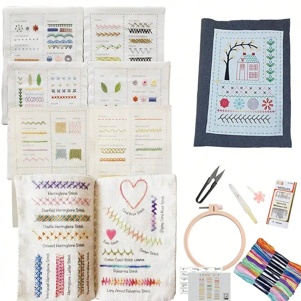 Embroidery Stitch Book for Beginners – Learn Embroidery Stitches