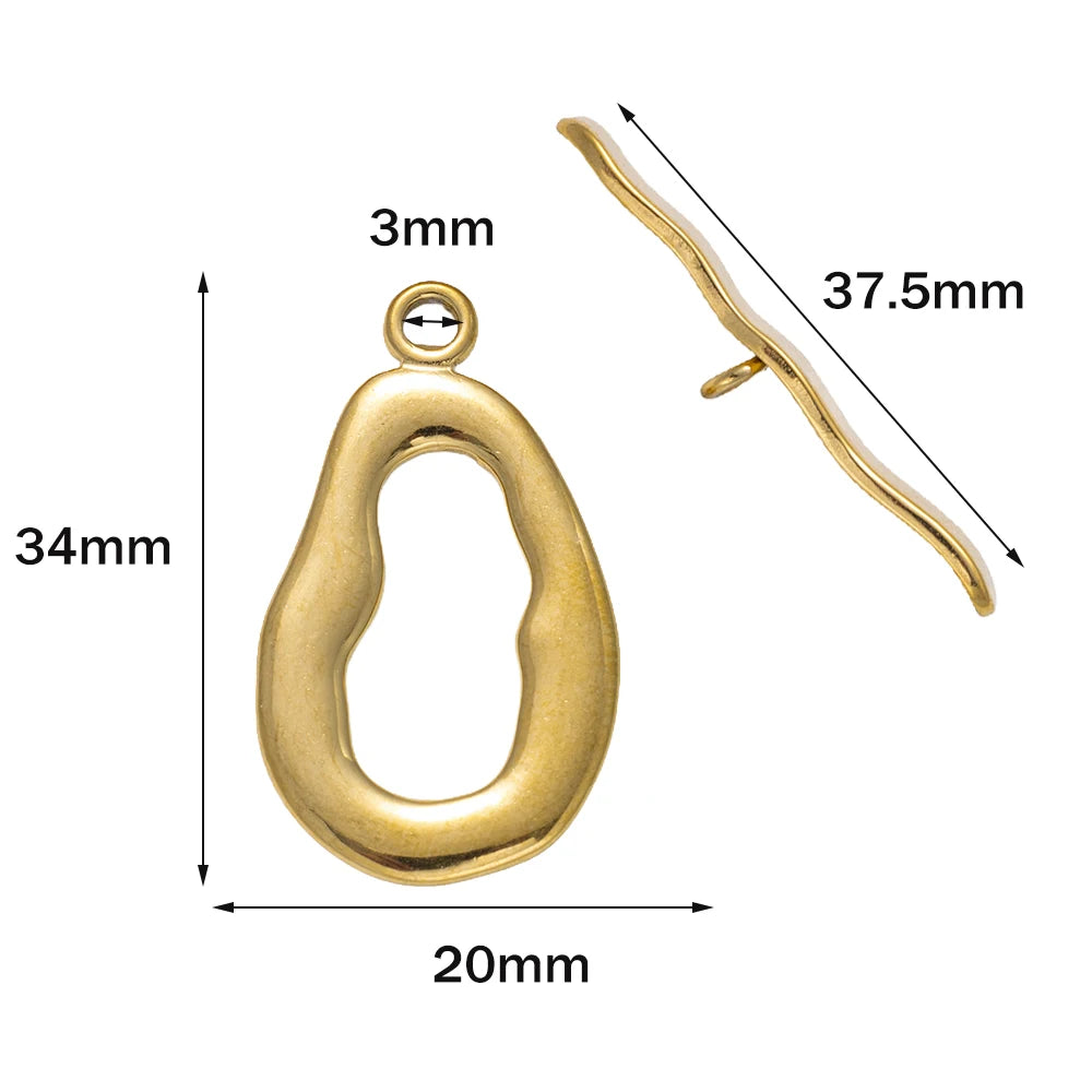 Stainless Steel Jewelry T-Bar Clasp/Connector for Necklace and Bracelet Making