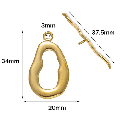 Stainless Steel Jewelry T-Bar Clasp/Connector for Necklace and Bracelet Making