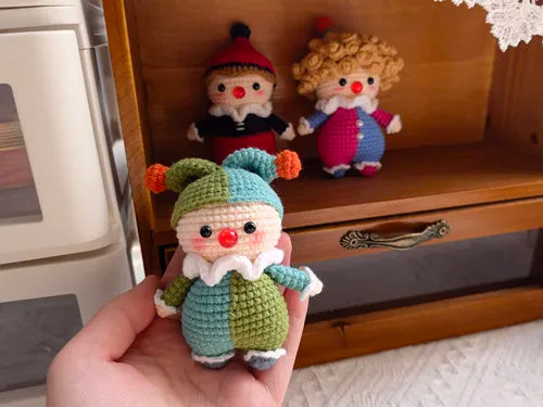 Cute Circus Clown Crochet Kits