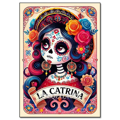 Diamond Art Painting Kit - Skeleton Ladies - Halloween Themes