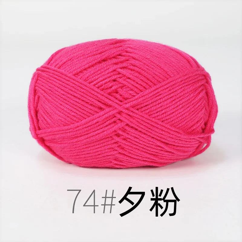 Organic Cotton Yarn 4ply - 1 Ball is 50g of Soft Yarn